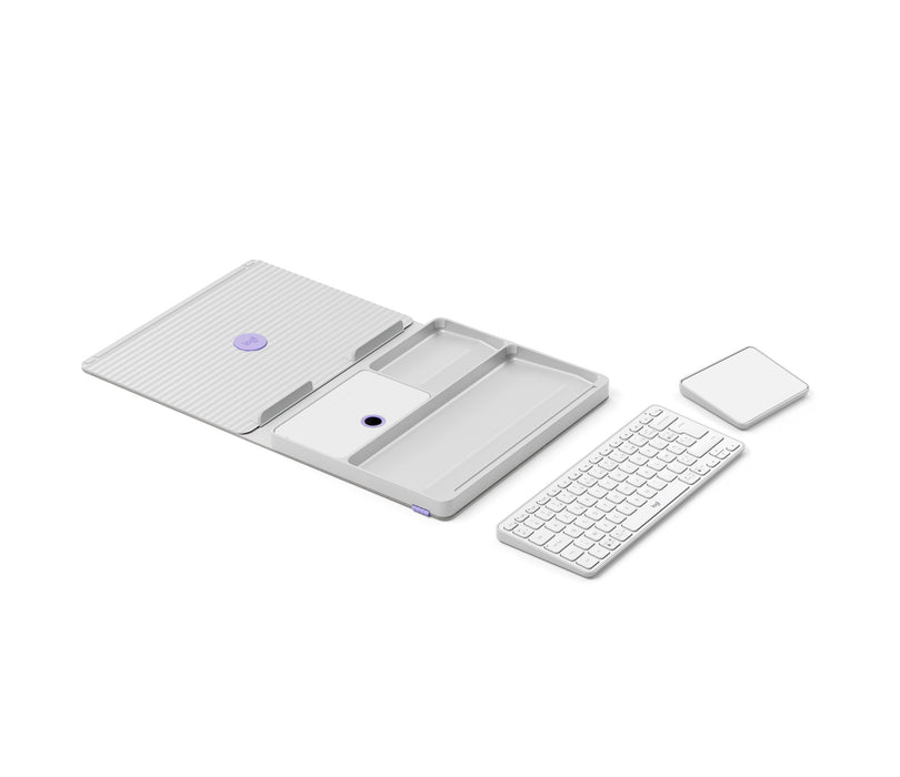 EAN 5099206107991 - Logitech Casa Pop-Up Desk AZERTY Francés Bluetooth Plata, Blanco imagen 5