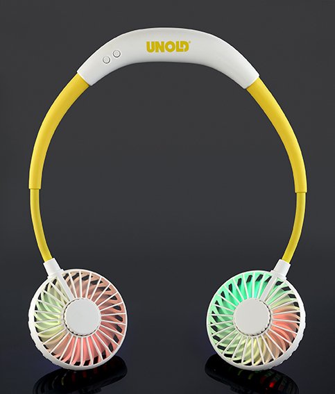 EAN 4011689866906 - Unold 86690 ventilador y nebulizador personal de mano Blanco, Amarillo Ventilador de cuello imagen 6