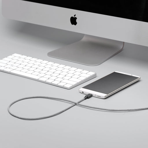 EAN 4895200436324 - Native Union Belt Cable XL cable USB 3 m USB A USB C Negro, Blanco imagen 2
