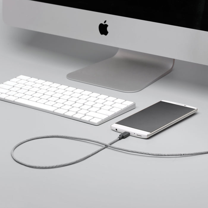 EAN 4895200436324 - Native Union Belt Cable XL cable USB 3 m USB A USB C Negro, Blanco imagen 2