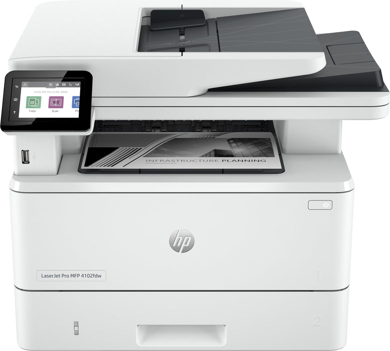 EAN 0195161936128 - HP LaserJet Pro MFP 4102dw Printer Laser A4 1200 x 1200 DPI 40 ppm Wifi imagen 1