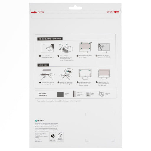 EAN 5706998845412 - eSTUFF GLBE15360212 filtro para monitor 39,6 cm (15.6") Portátil Filtro de privacidad para pantallas sin  imagen 2