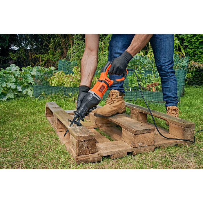 EAN 5035048737279 - Black & Decker BES301-QS sierra recíproca 2800 spm 750 W Negro, Naranja imagen 5