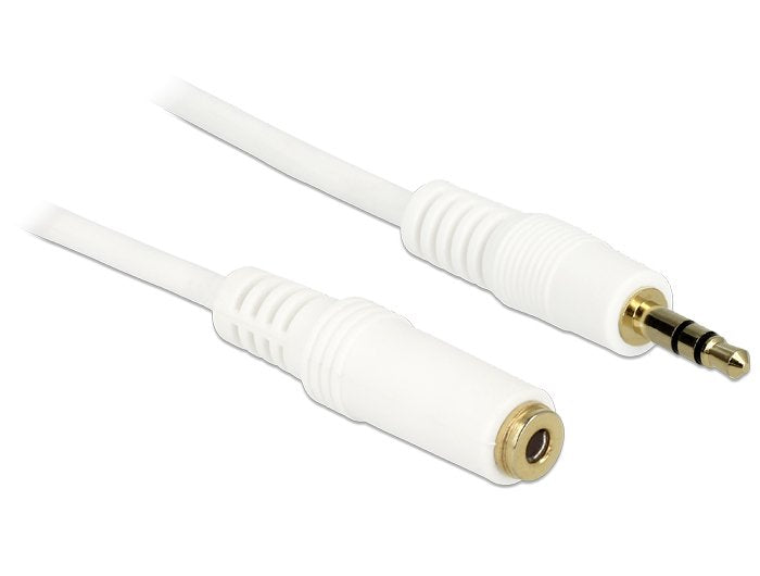 EAN 4043619837656 - DeLOCK 83765 cable de audio 1 m 3,5mm Blanco imagen 1