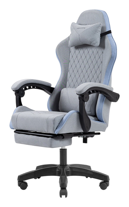 EAN 8435693112969 - Mars Gaming MGCXFSBL silla para videojuegos Silla para videojuegos de PC Asiento acolchado Azul, Gris imagen 5
