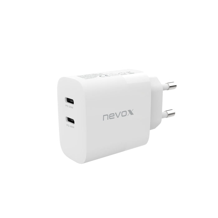 EAN 4250686411379 - nevox HC-2137 cargador de dispositivo móvil Universal Blanco Corriente alterna Carga rápida Interior imagen 1