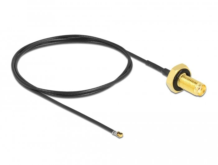 EAN 4043619126675 - DeLOCK 12667 cable coaxial 0,5 m Negro imagen 1