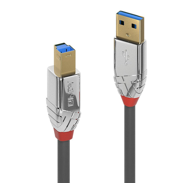EAN 4002888366649 - Lindy 36664 cable USB USB 3.2 Gen 1 (3.1 Gen 1) 5 m USB A USB B Gris imagen 1