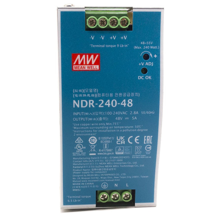 EAN 6936422143275 - Hikvision NDR-240-48 componente de interruptor de red Sistema de alimentación imagen 1