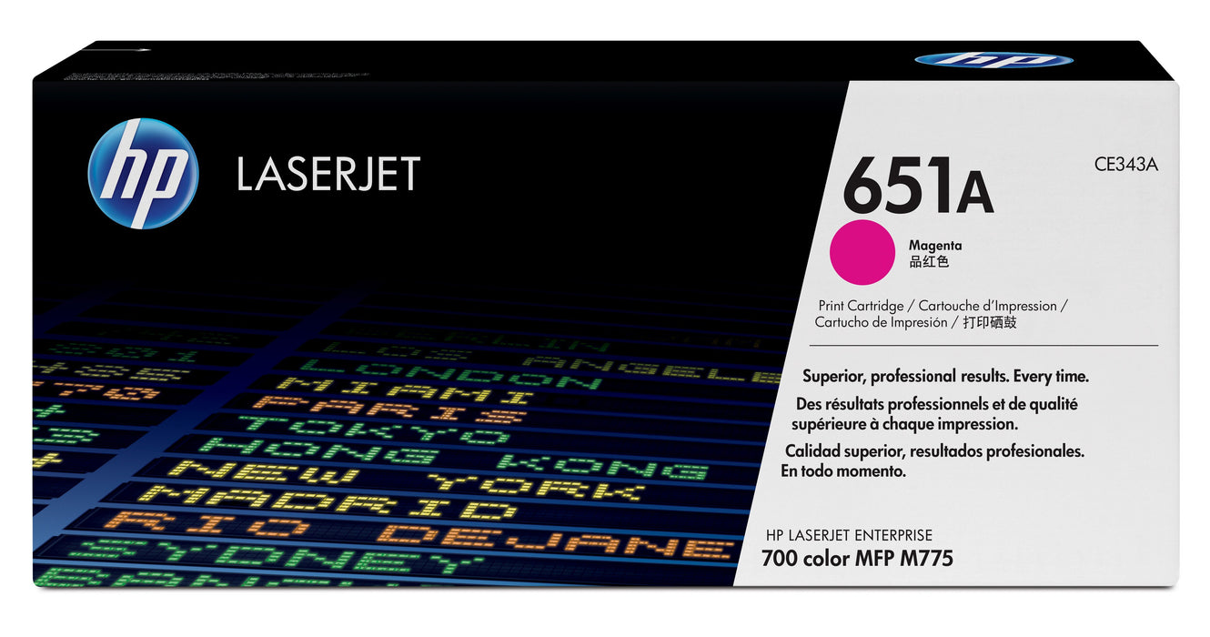 EAN 0886111121359 - HP 651A Magenta Original LaserJet Toner Cartridge cartucho de tóner 1 pieza(s) imagen 1