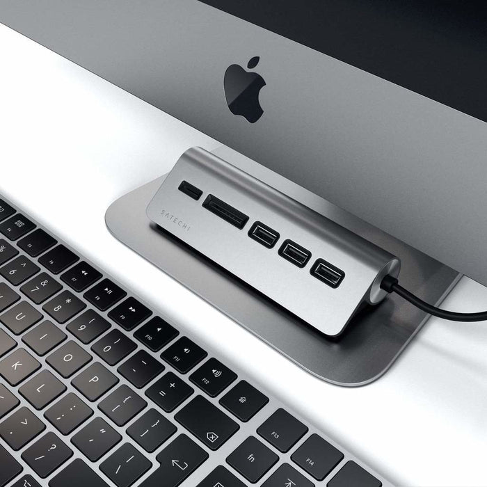 EAN 879961007164 - Satechi ST-TCHCRM base para portátil y replicador de puertos USB 3.2 Gen 1 (3.1 Gen 1) Type-C Gris imagen 5