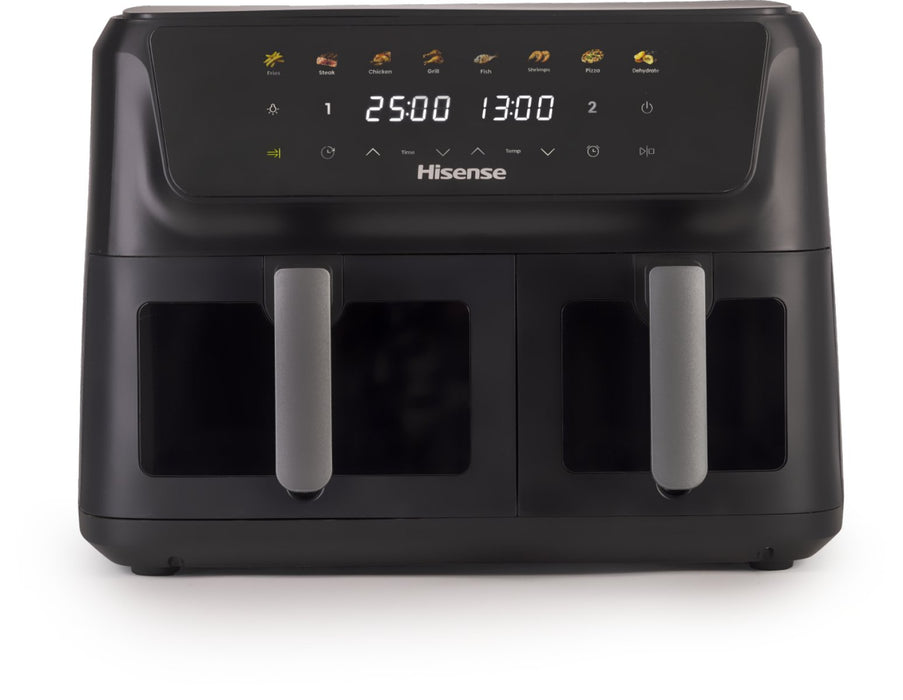 EAN 3838783014481 - Hisense HAF2700DCD Doble 11 L Independiente 2700 W Freidora de aire caliente Negro imagen 1