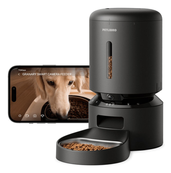 EAN 0619988627378 - Petlibro Granary Smart Camera comedero y bebedero para perro y gato Negro Universal Comedero automático p imagen 1
