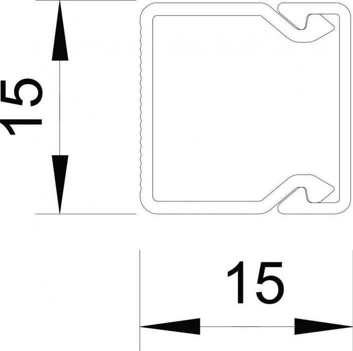 EAN 4012196794058 - Obo Bettermann 6191002 canaleta para cable Bandeja portacables recta Blanco imagen 2