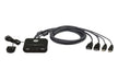 EAN 4710469341304 - ATEN CS22HF interruptor KVM Negro imagen 1