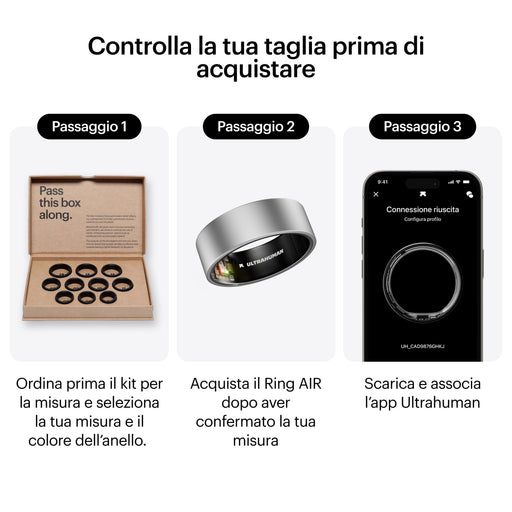 EAN 8906184873671 - Ultrahuman Ring AIR No Anillo inteligente rastreador de actividad Titanio imagen 2