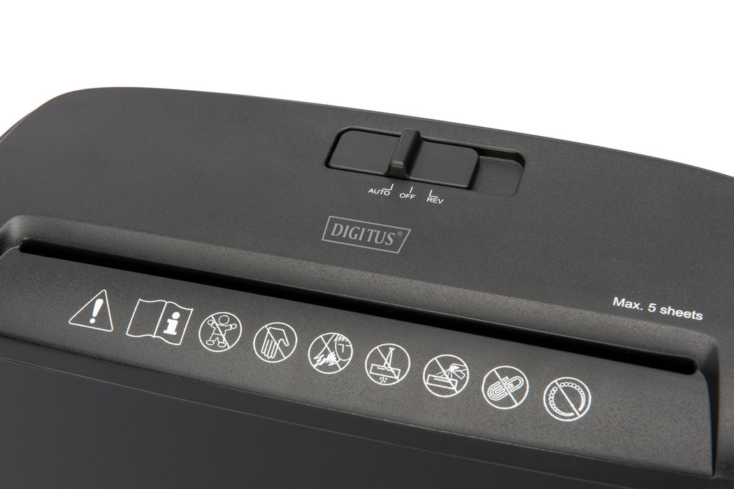 EAN 4016032459767 - Digitus DA-81604 triturador de papel Corte en tiras 74 dB 21,8 cm Negro imagen 6