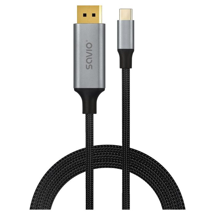 EAN 5902768707946 - Savio CL-208 cable USB USB 3.2 Gen 1 (3.1 Gen 1) 2 m USB C Negro, Gris imagen 3