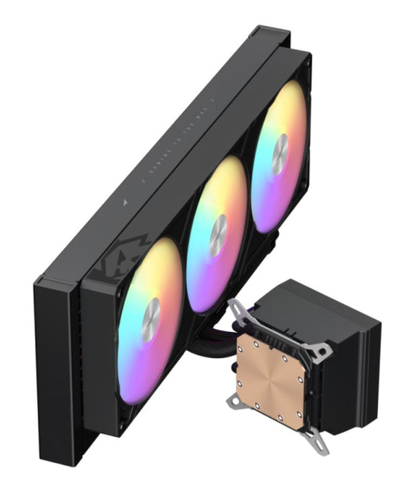 EAN 6931858754538 - GameMax Glacier 360 LCD BK Procesador Sistema de refrigeración líquida todo en uno 12 cm Negro 1 pieza(s) imagen 6