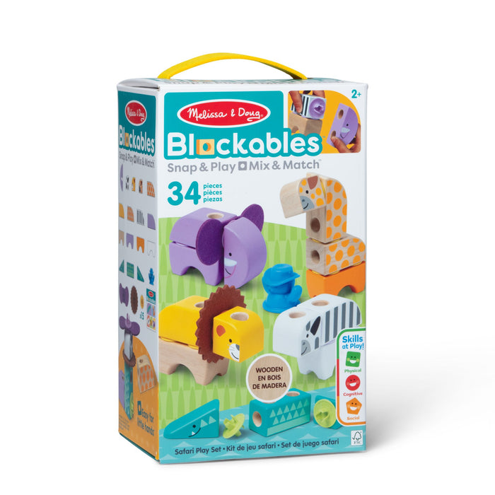 EAN 681147005549 - Melissa & Doug MDT BBN Blockables Safari Plyst GML imagen 3