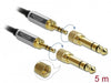 EAN 4043619857883 - DeLOCK 85788 cable de audio 5 m 3,5mm Negro, Gris imagen 4