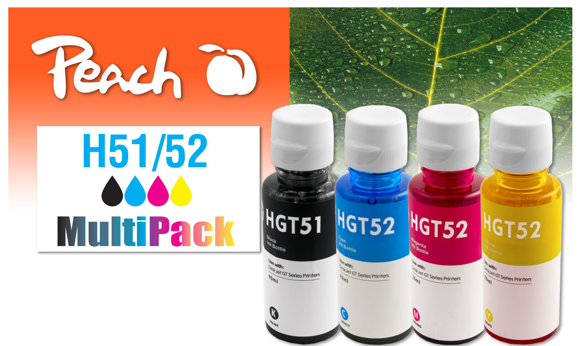 EAN 7640460544381 - Peach 321284 cartucho de tinta 4 pieza(s) Compatible Rendimiento estándar Negro, Cian, Magenta, Amarillo imagen 1
