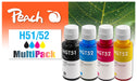 EAN 7640460544381 - Peach 321284 cartucho de tinta 4 pieza(s) Compatible Rendimiento estándar Negro, Cian, Magenta, Amarillo imagen 1