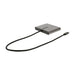 EAN 0065030888714 - StarTech.com USBC2HD4 Adaptador gráfico USB 1920 x 1080 Pixeles Gris imagen 2