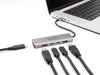 EAN 4043619643028 - DeLOCK 64302 base para portátil y replicador de puertos Alámbrico USB 3.2 Gen 2 (3.1 Gen 2) Type-C Gris imagen 2