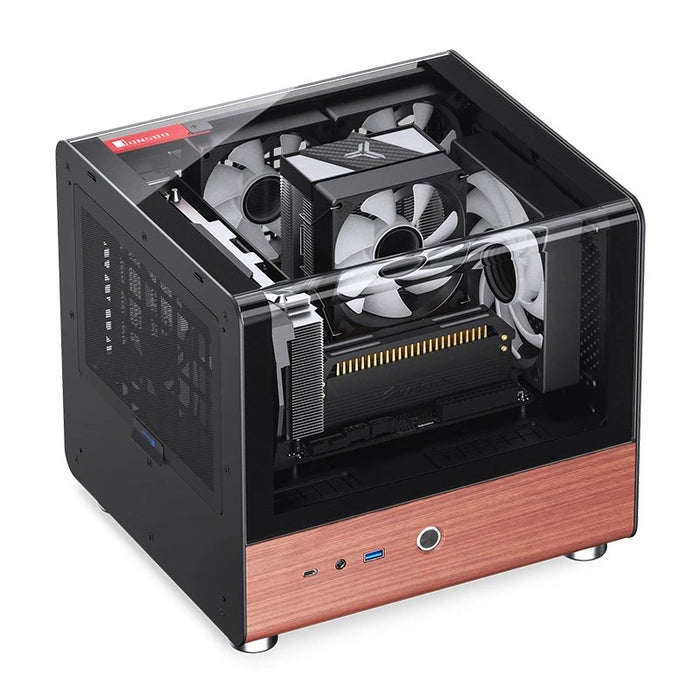EAN 6970620554099 - Jonsbo TK-0 BLACK carcasa de ordenador Negro, Madera imagen 30