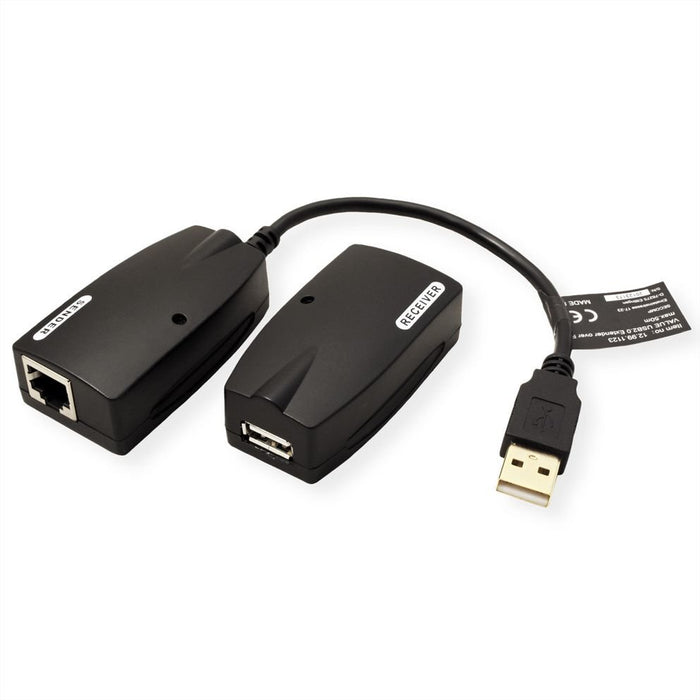 EAN 7630049618916 - VALUE 12.99.1123 cambiador de género para cable USB-A, RJ-45 Negro imagen 3