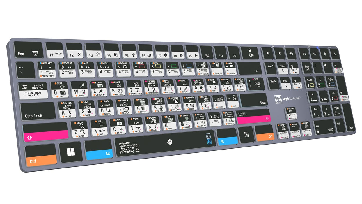 EAN 5707795023287 - Logickeyboard LKB-PSLR-TPC teclado Hogar / Oficina USB + Bluetooth QWERTY Francés Negro imagen 4