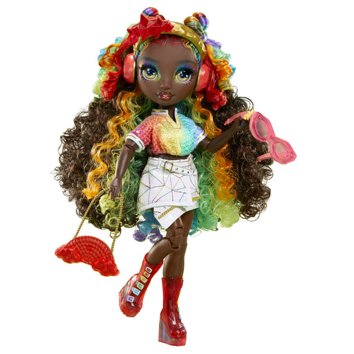 EAN 0035051121381 - Rainbow High Creative Crystals Fashion Doll- Iris Bow imagen 1