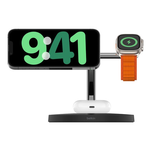 EAN 0745883819324 - Belkin BoostCharge Pro Auriculares, Smartphone, Reloj inteligente Negro USB Cargador inalámbrico Interior imagen 2