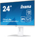 EAN 4948570123346 - iiyama XUB2492HSU-W6 pantalla para PC 60,5 cm (23.8") 1920 x 1080 Pixeles Full HD LED Blanco imagen 5