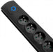 EAN 5901878501130 - Qoltec 50113 limitador de tensión Negro 8 salidas AC 230 V 1,8 m imagen 2
