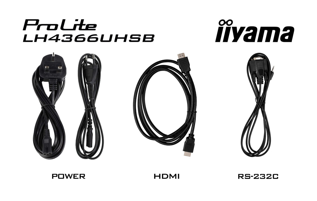 EAN 4948570128204 - iiyama LH4366UHSB-B1AG pantalla de señalización Pantalla plana para señalización digital 109,2 cm (43") L imagen 13