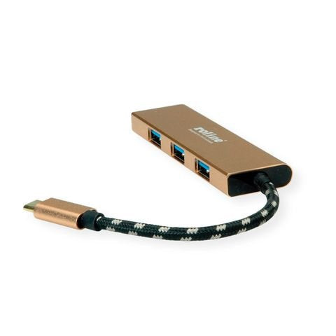 EAN 7630049621350 - ROLINE 14.02.5049-5 USB 3.2 Gen 1 (3.1 Gen 1) Type-C 5000 Mbit/s Oro imagen 2