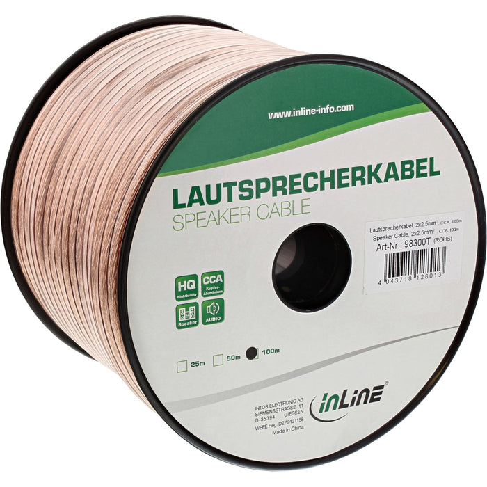 EAN 4043718128020 - InLine 4043718128020 cable de audio 10 m Transparente imagen 3