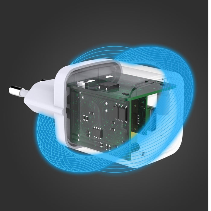 EAN 8021735192329 - Celly TC1USBC30WWH cargador de dispositivo móvil Smartphone, Reloj inteligente, Tableta Blanco Corriente  imagen 3