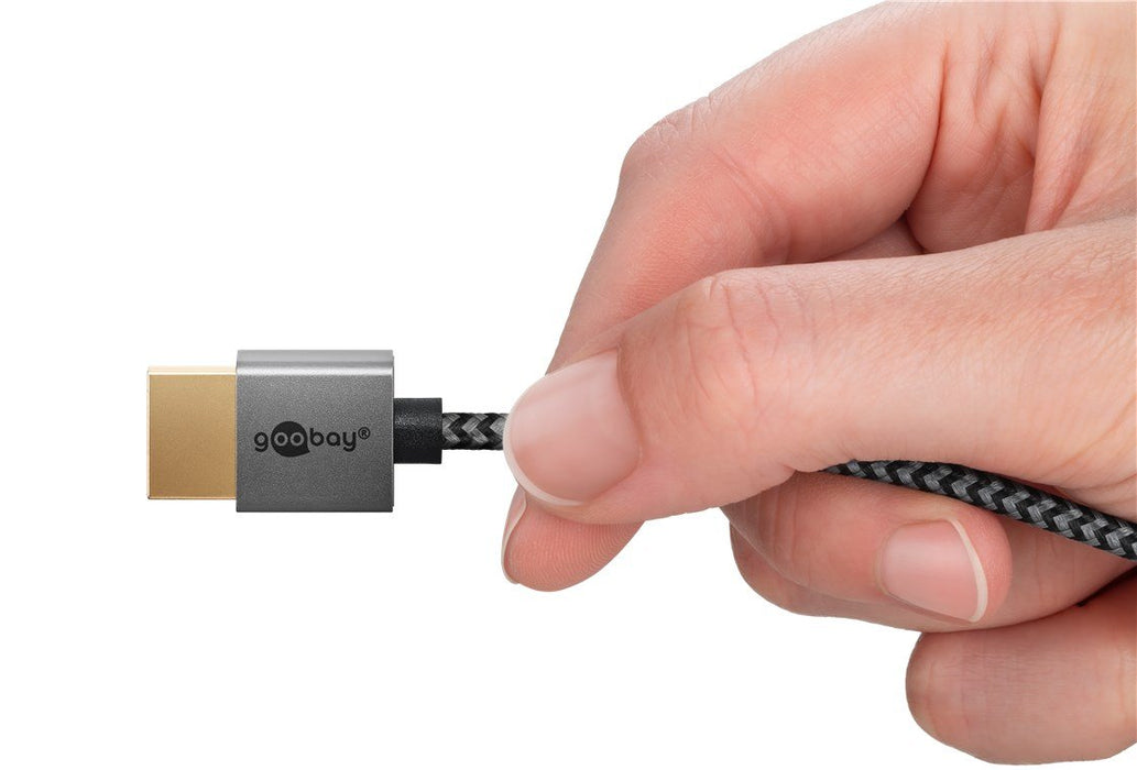 EAN 4040849757532 - Goobay 75753 cable HDMI 2 m HDMI tipo A (Estándar) Gris imagen 9