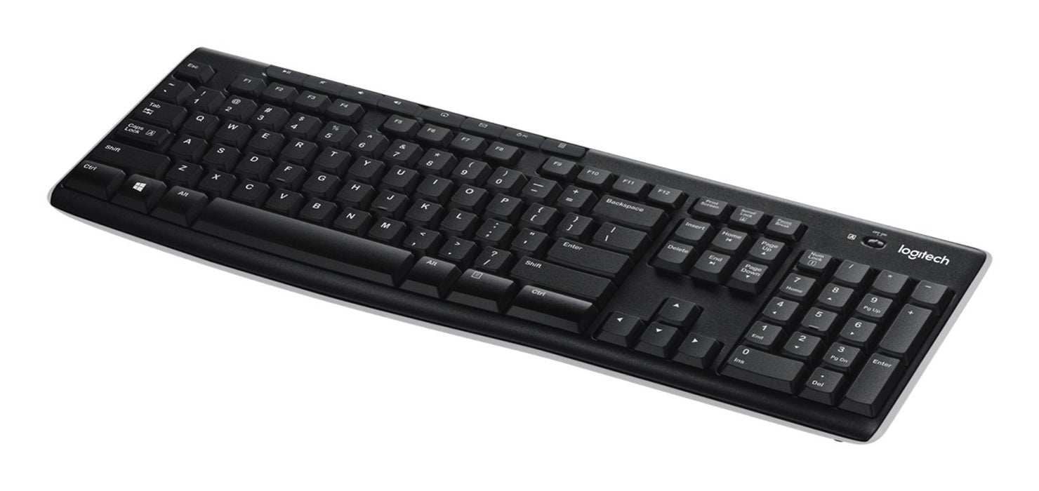 EAN 5099206032828 - Logitech K270 teclado Oficina RF inalámbrico QWERTY Nórdico Negro imagen 5