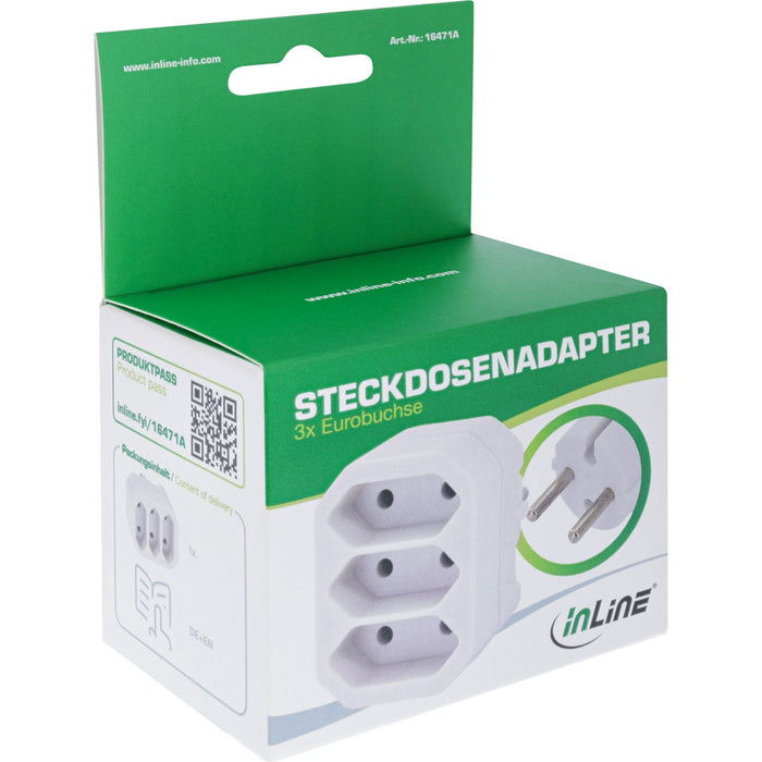 EAN 4043718334285 - InLine 16471A base múltiple Blanco imagen 4
