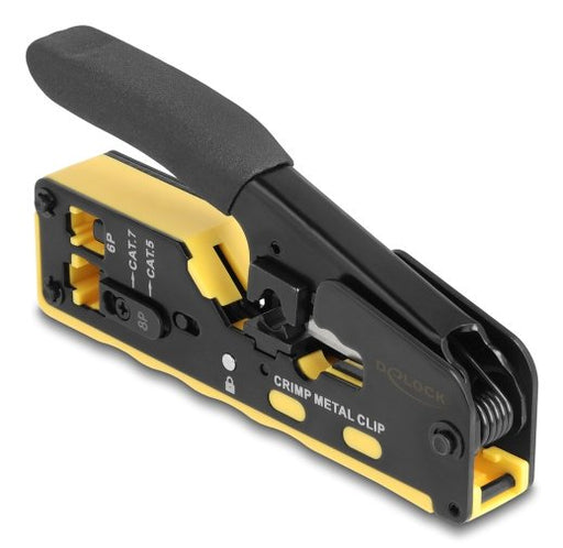 EAN 4043619905836 - DeLOCK 90583 crimpadora Herramienta para prensar Negro, Amarillo imagen 1