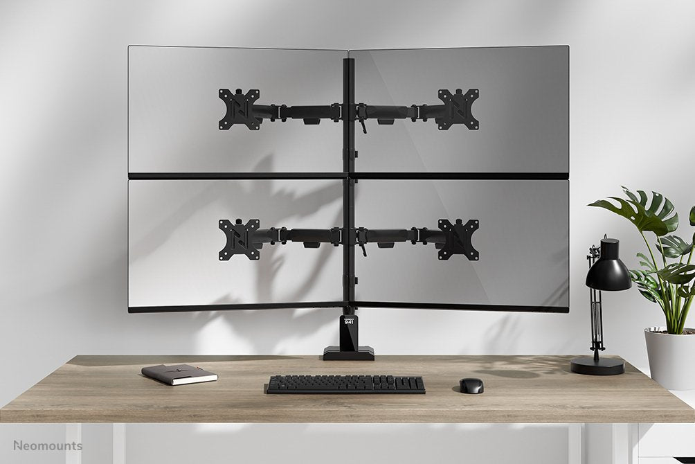 EAN 8721246340690 - Neomounts DS60-600BL2-2 soporte para monitor 81,3 cm (32") Escritorio Negro imagen 14