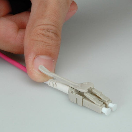 EAN 7611990111183 - ROLINE OM4, LC/LC, 0.5m Cable de fibra óptica e InfiniBand 0,5 m Gris, Violeta, Blanco imagen 2