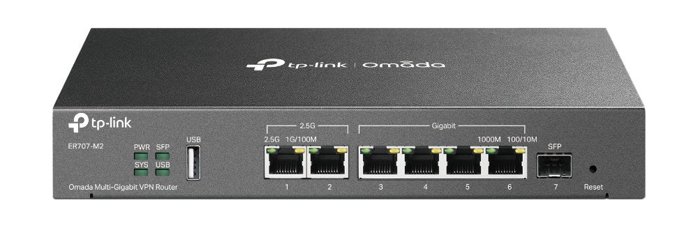 EAN 4895252500738 - TP-Link Omada ER707-M2 router 2.5 Gigabit Ethernet, Ethernet rápido, Gigabit Ethernet Negro imagen 1