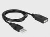 EAN 4043619662807 - DeLOCK 66280 cable de serie Negro 0,8 m USB tipo A DB-9 imagen 3