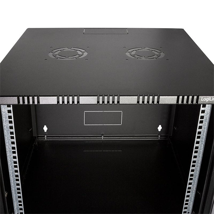 EAN 8698800002298 - LogiLink W09A54B armario rack 9U Bastidor de pared Negro imagen 5