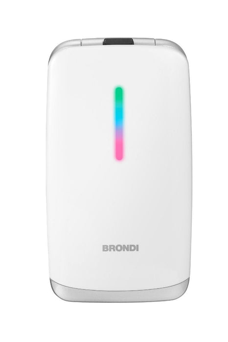 EAN 8015908770513 - Brondi Contender 7,62 cm (3") Blanco Teléfono para personas mayores imagen 2